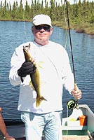 fly-fishing for Walleye